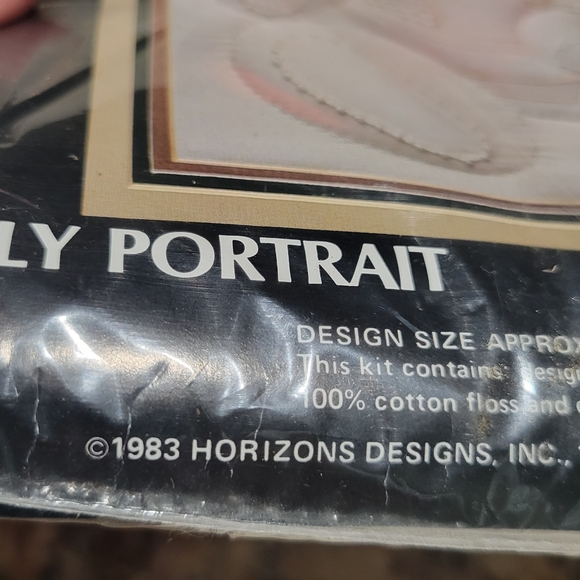 Prism Designs vintage Candlewick family portrait kit Bears 11 x 14 CR 47 1983 - Picture 4 of 10